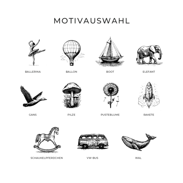 Erinnerungskiste zur Geburt - Vintage - Personalisierbar